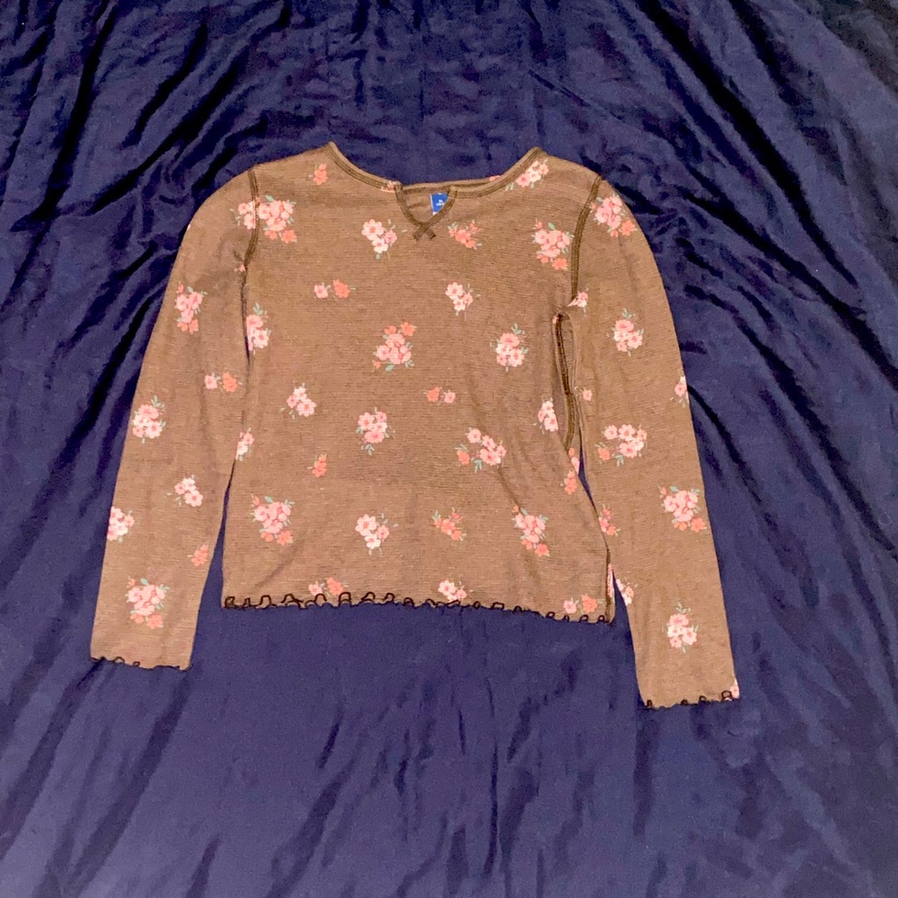 Never worn Girls floral blouse